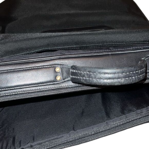 Coach Vintage Unisex Black Leather Briefcase Bag #0532 - Picture 11 of 16